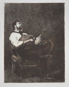Gitarspiller av François Bonvin
