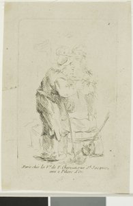 En dårlig kledd bonde av François Boucher