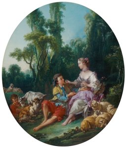 Tenker de på druen? (Pensent-ils au raisin?) av François Boucher