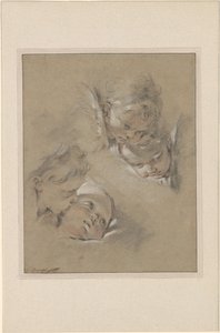 Boucher - Fire kjerubhoder, III, 104b av François Boucher