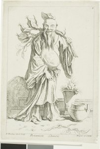 Kinesisk botaniker, fra Samling av forskjellige kinesiske figurer fra kabinettet til François Boucher av François Boucher