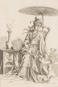 kinesisk dame, 1738-45. av François Boucher