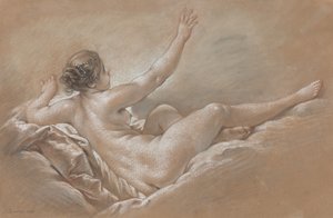 Danae mottar den gyldne dusjen av François Boucher