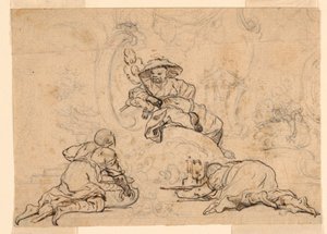 Design for Chinoiserie Ornament av François Boucher