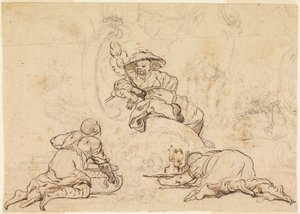 Design for Chinoiserie Ornament av François Boucher