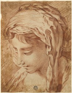 Hodet til en kvinne av François Boucher