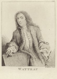 Jean Antoine Watteau , fransk maler av François Boucher
