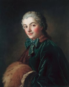 Ung kvinne i dempe av François Boucher