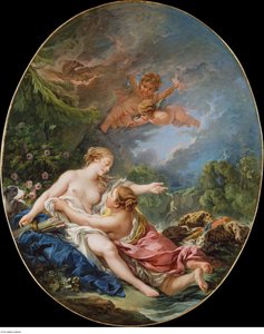 Jupiter og Callisto av François Boucher
