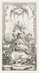 Leda i nye stykker for skjermer (nye konsepter for skjermer) av François Boucher