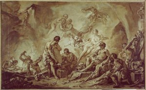 Smiene til Vulcan av François Boucher