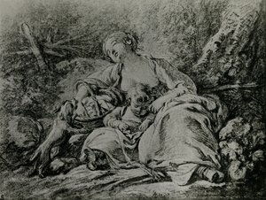 På vei til markedet av François Boucher