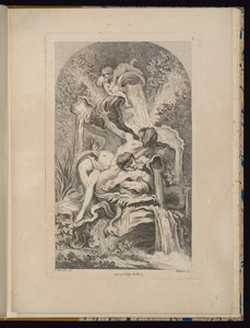 Plate 5, Receuil de Fontaines (Fontensamling) av François Boucher