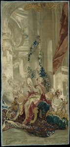 Psykes inntreden i Amors palass fra historien om Psyke av François Boucher