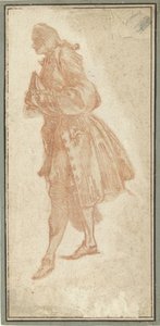 Studie for Philinte Design for illustrasjonen av Le Misanthrope'' fra 1734-utgaven av Molières verk (vol. III, s. 341) (serietittel) av François Boucher