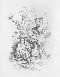 De fem sansene, 1720-70. av François Boucher
