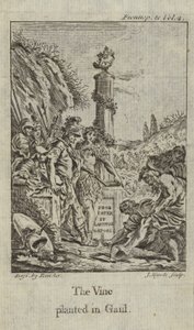 Vintreet plantet i Gallia av François Boucher