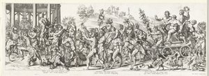 Triomf van Bacchus av François Chauveau (attributed to)