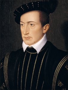 Guy XVIII, Comte de Laval, ca. 1540 (olje på eikepanel) av François Clouet