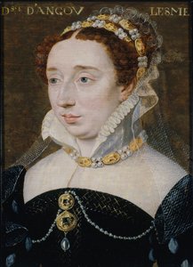 Portrett av Diane de France, hertuginne av Angoulême 1538-1619, 1570.