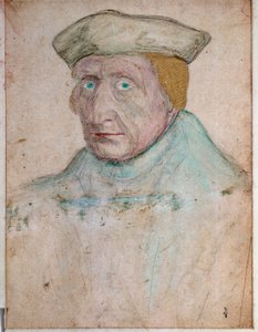 Portrett av Guillaume Bude (Budee) (Budaeus) (1467-1540), mester i den kongelige bokhandelen til Francois I i Fontainebleau Tegning av Francois Clouet (1475/1485-1540). 1535. Musee Conde, Chantilly av François Clouet