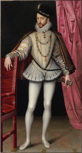 Portrett av kong Charles IX av Frankrike 1550-1574, ca. 1570. av François Clouet