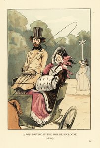 En fopkjøring i Bois de Boulogne av François Courboin