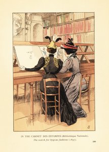 I Cabinet des Estampes, Nasjonalbiblioteket av François Courboin