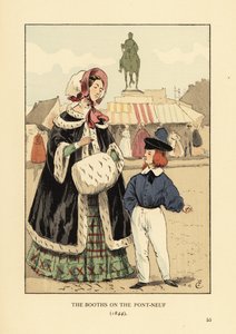 Bodene på Pont Neuf, Paris av François Courboin