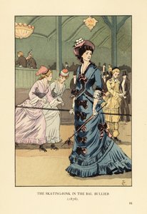Skøytebanen i Bal Bullier i 1876 av François Courboin