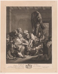 Min bringer et barn tilbake til familien sin Returner Nourice (tittel på objekt) av François Hubert