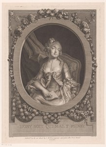 Dame leste i 'L'Art d'Aimer' Være den som tenker dårlig (tittel på objekt) av François Hubert