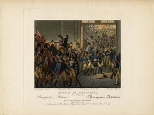 Napoleon vender tilbake fra øya Elba, 1815