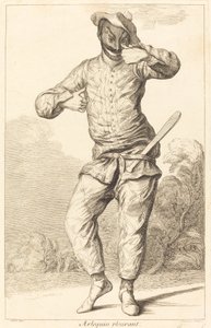 gråtende harlekin av François Joullain after Claude Gillot