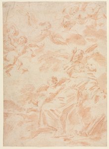 Stigmatiseringen av Saint Francis av François Lemoyne