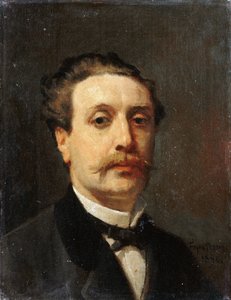 Portrett av Guy de Maupassant av François Nicolas Auguste Feyen Perrin