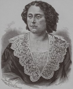 Portrett av prinsesse Nino Aleksandrovna Griboyedova født Chavchavadze, 1886 av François Pannemaker