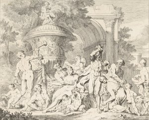 Bachnal, K. 1710-40. av François Roëttiers