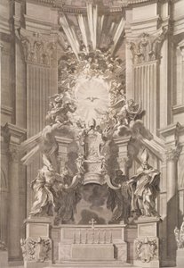 Stolen til St. Peter i det indre av templet...Plate 41 fra albumet 