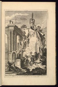 Design for Cartouche av François de Cuvilliés the Elder