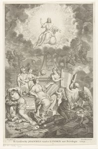 Allegori over gamle og nye testamente O. og N.-pakten knyttet sammen av H. Prideaux (tittel på objekt) Tittelside for: Humphrey Prideaux, Den gamle og nye pakt er knyttet sammen i historiene til jødene og de grensende folkene