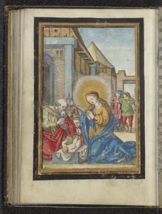 Tilbedelse av Josef og Maria