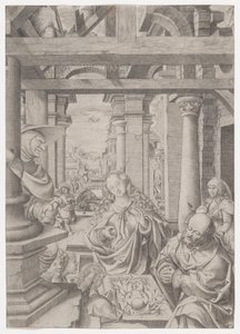 Hyrdenes tilbedelse, ca. 1522-25.