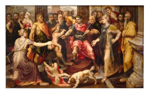 Salomos dom (olje på panel)