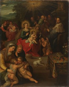 Det hellige slektskap av Frans Francken (II)