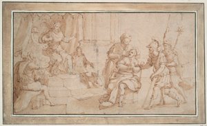 Blindingen av Zaleucus av Locri av Frans Francken the Younger