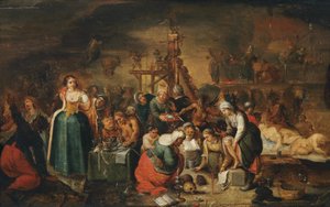 The Witches Kitchen, tidlig på 1600-tallet.