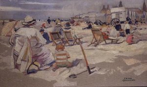A Day by the Sea (olje på lerret)