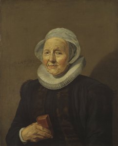 En gammel dame, 1628 av Frans Hals