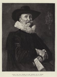 Johann van Loo, oberst for bueskytterne i St. George av Frans Hals